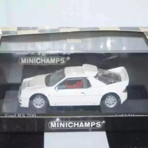 Minichamps ford rs 200 1986 in white 1/43rd 430 080200