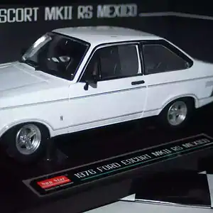 Sunstar ford escort mk2 rs mexico diamond white 1976 4633r 1:18
