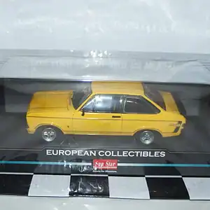 Sunstar ford escort mk2 rs mexico signal yellow 4632r 1:18 scale