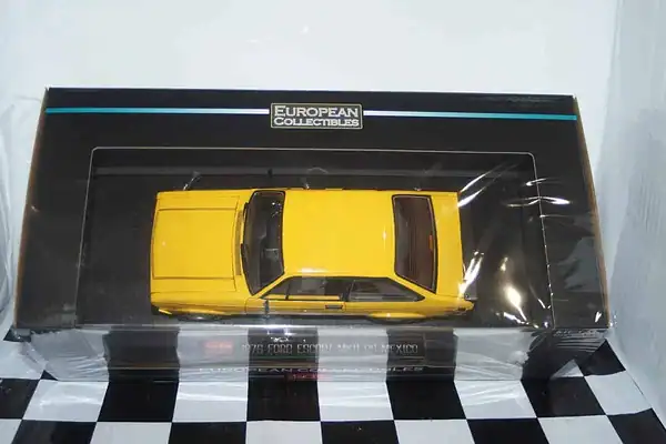 Sunstar ford escort mk2 rs mexico signal yellow 4632r 1:18 scale