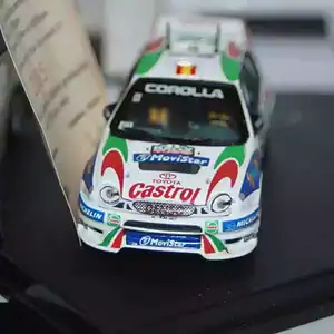 Vitesse toyota corolla wrc new zealand rally #5 1998 c.sainz v98203