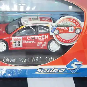 Solido citroen xsara wrc #18 2003 s.loeb 1:43rd ref 1592