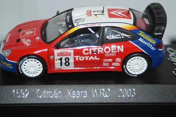 Solido citroen xsara wrc #18 2003 s.loeb 1:43rd ref 1592