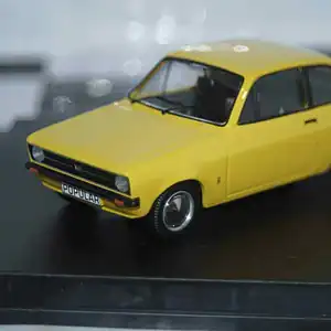Trofeu ford escort mk2 1100 popular daytona yellow 1:43rd 1001y