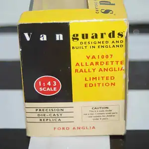 Vanguards ford 'allardette' anglia #232 va1007 1/43 diecast