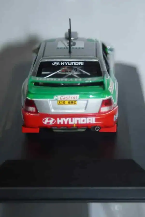 Ixo hyundai accent wrc evo 2 portugal 2001 #9 k.eriksson 1:43 ram023
