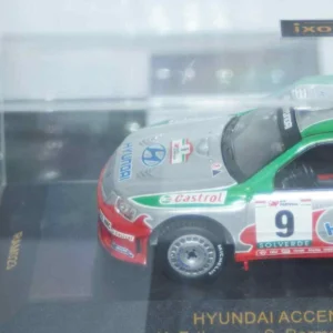 Ixo hyundai accent wrc evo 2 portugal 2001 #9 k.eriksson 1:43 ram023