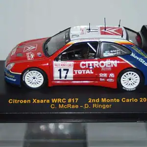 Ixo citroen xsara wrc 2nd rally monte carlo 2003 #17 c.mcrae ram107 1:43
