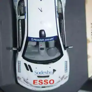 Vitesse skid peugeot 206 wrc test car #99 1999 skm104