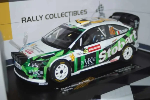 Sunstar ford focus rs wrc07 wales rally gb 2008 #46 v.rossi ref 3939 1:18