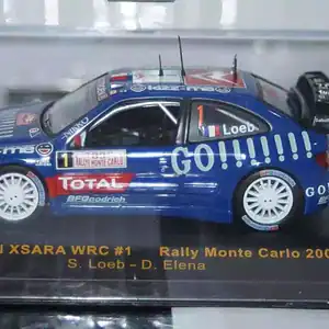 Ixo citroen xsara wrc rally monte carlo 2006 #1 s.loeb ram210