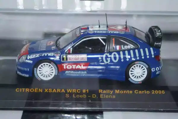 Ixo citroen xsara wrc rally monte carlo 2006 #1 s.loeb ram210