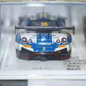 Spark nissan gt-r nismo gt3-kcmg-fia gt world cup macau 2018 sa172 1:43