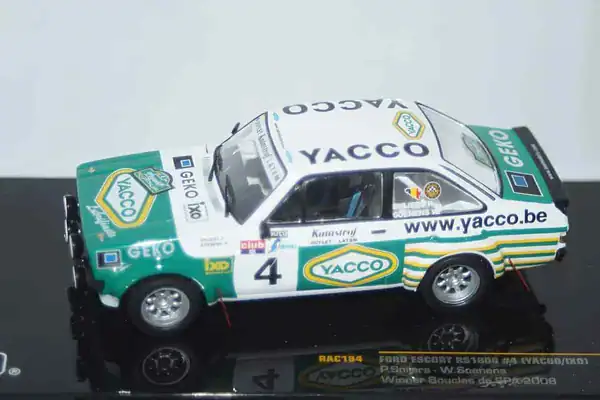 Ixo ford escort mk2 winner boucles de spa #4 2008 p.snijers rac184 1:43
