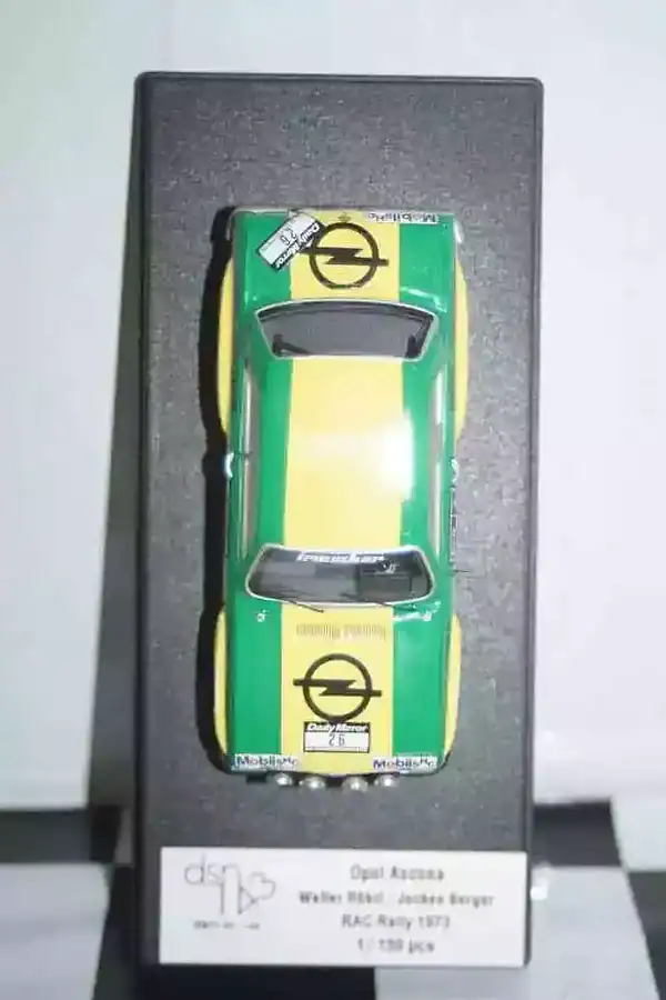 Trofeu opel ascona rac rally #26 1973 w.rohrl 1/43 dsn1:43-154