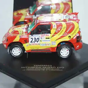 Vitesse skid mitsubishi pajero evo rally granada dakar #230 1999 j.p.cassegrain skm99033