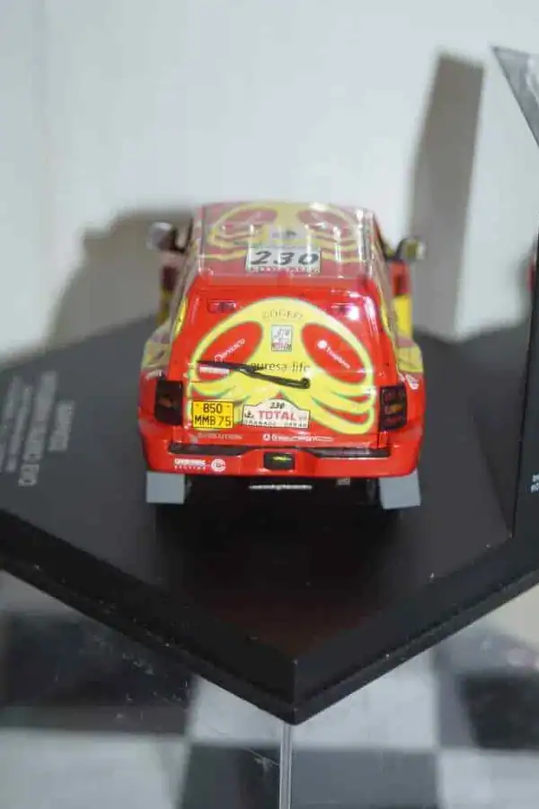 Vitesse skid mitsubishi pajero evo rally granada dakar #230 1999 j.p.cassegrain skm99033