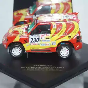 Vitesse skid mitsubishi pajero evo rally granada dakar #230 1999 j.p.cassegrain skm99033