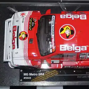 Sunstar mg metro 6r4 2nd lotto bianchi rally1986 m.duez #4 ltd 999 1:18 ref 5543