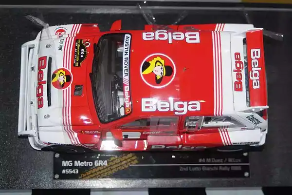 Sunstar mg metro 6r4 2nd lotto bianchi rally1986 m.duez #4 ltd 999 1:18 ref 5543