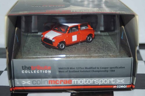 Corgi vanguard mini 1275cc autotest championship 1984 mcrae ref va02529 1/43rd