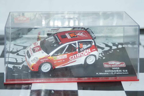 Atlas ixo based citroen c2 rally monte carlo 2005 #35 k.meeke 1/43