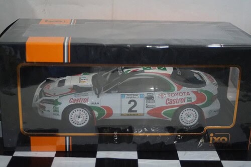 Ixo toyota celica turbo 4wd (st185) #2 safari rally 1993 m.alen 1:18 18rmc150b.22