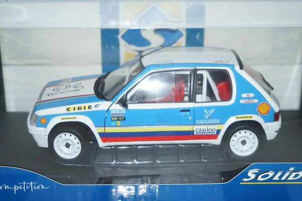 Solido peugeot 205 rallye 1.9l mk1 the schwab collection 1990 1:18th ref s1801716