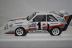 Autoart audi quattro s1 rally pikes peak winner 1987 #1 w.roehrl 1:18 88700