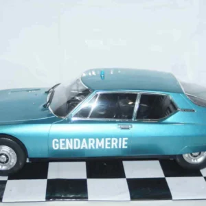 Norev citroen sm 1973 gendarmerie turquoise 1:12 scale ref 121703