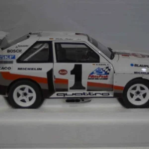 Autoart audi quattro s1 rally pikes peak winner 1987 #1 w.roehrl 1:18 88700