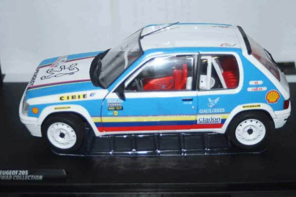 Solido peugeot 205 rallye 1.9l mk1 the schwab collection 1990 1:18th ref s1801716