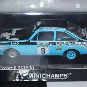 Minichamps ford escort mk2 rs1800 #9 1978 clark/wilson 400 788409 1:43 ltd300