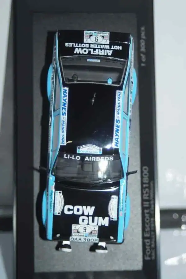 Minichamps ford escort mk2 rs1800 #9 1978 clark/wilson 400 788409 1:43 ltd300