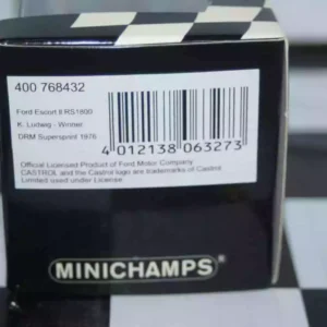 Minichamps ford escort mk2 rs1800 #32 drm supersprint 1976 768432