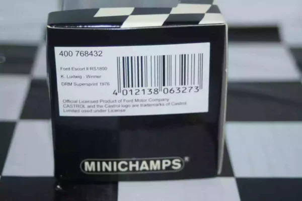 Minichamps ford escort mk2 rs1800 #32 drm supersprint 1976 768432