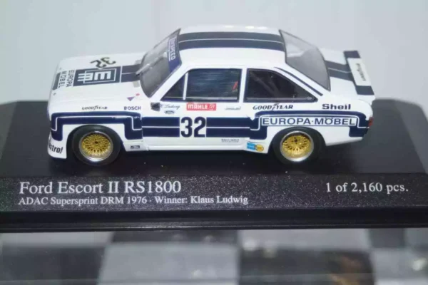 Minichamps ford escort mk2 rs1800 #32 drm supersprint 1976 768432