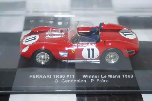 Ixo ferrari tr60 #11 winner le mans 1960 diecast 1:43 lm1960