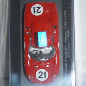Ixo ferrari 275lm #21 winner le mans 1965 diecast 1:43 lm1965
