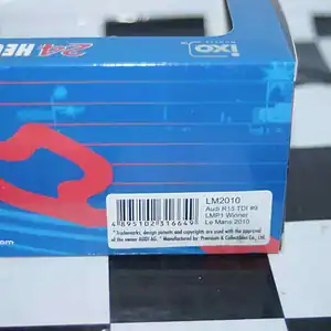 Ixo audi r15 tdi #9 lmp1 winner lemans 2010 ref lm2010 in 1/43rd