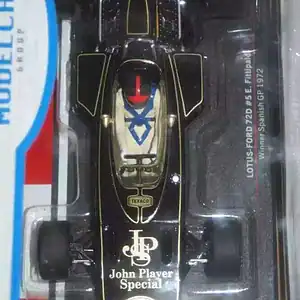 Model car group lotus - ford 72d #5 1st gp spain 1972 fittipaldi 1/18th mcg18610f