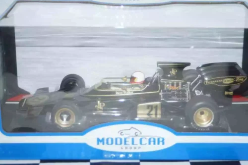 Model car group lotus - ford  72d #21 9th gp spain 1972 d.walker 1/18th mcg18611f