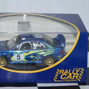 Ixo subaru impreza wrc new zealand rally 2001 burns #5 rally car collection 1/43rd
