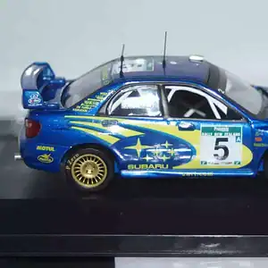 Ixo subaru impreza wrc new zealand rally 2001 burns #5 rally car collection 1/43rd