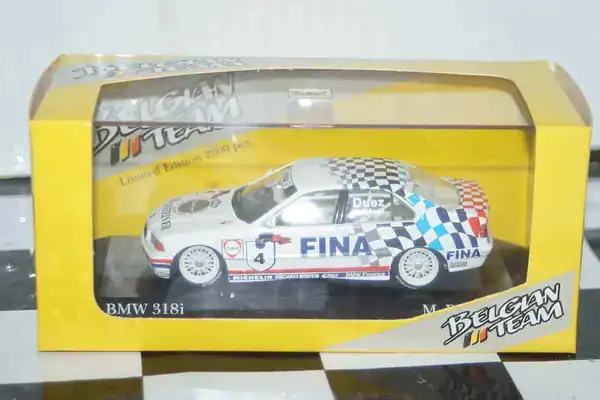 Minichamps bmw 318i world cup monza 1993 #4 duez 1:43 diecast 434932304