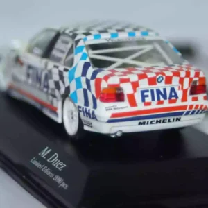 Minichamps bmw 318i world cup monza 1993 #4 duez 1:43 diecast 434932304