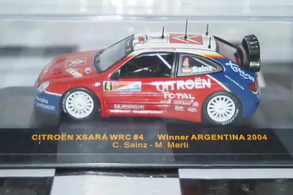 Ixo citroen xsara wrc winner argentina 2004 #4 c.sainz ram154