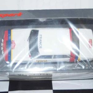 Spark peugeot 504 2nd codasur rally #402 1979 jc.lefebvre 1:43 ref s7841