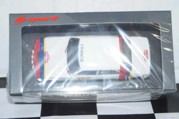 Spark peugeot 504 2nd codasur rally #402 1979 jc.lefebvre 1:43 ref s7841