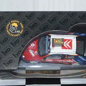 Ixo citroen xsara wrc winner argentina 2004 #4 c.sainz ram154